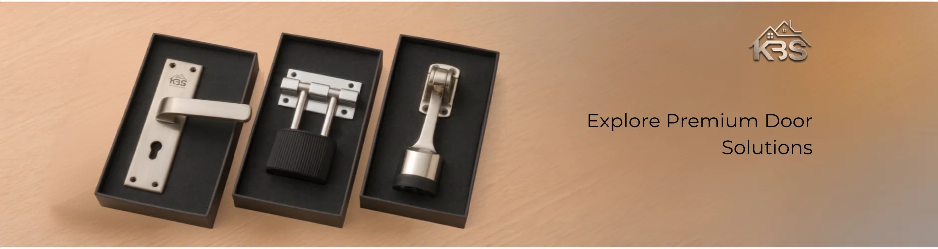 KBS Stainless Steel Mortise Locks and Door Handles Set