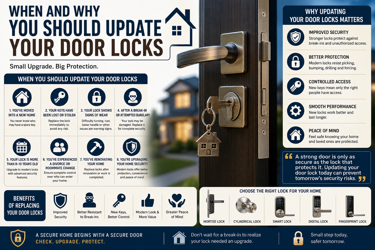 When and Why You Should Update Your Door Locks?