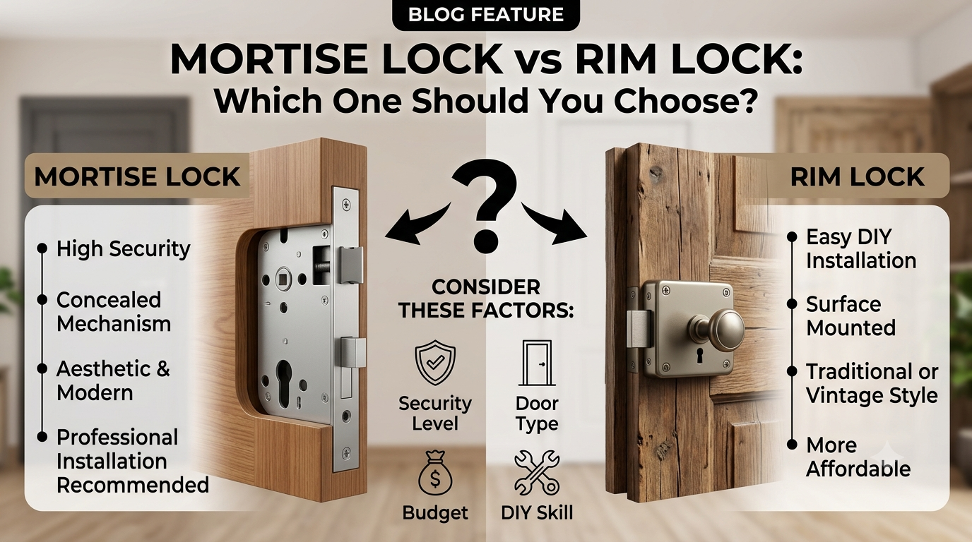 Mortise Lock vs Rim Lock: Which One Is Best for Your Door?