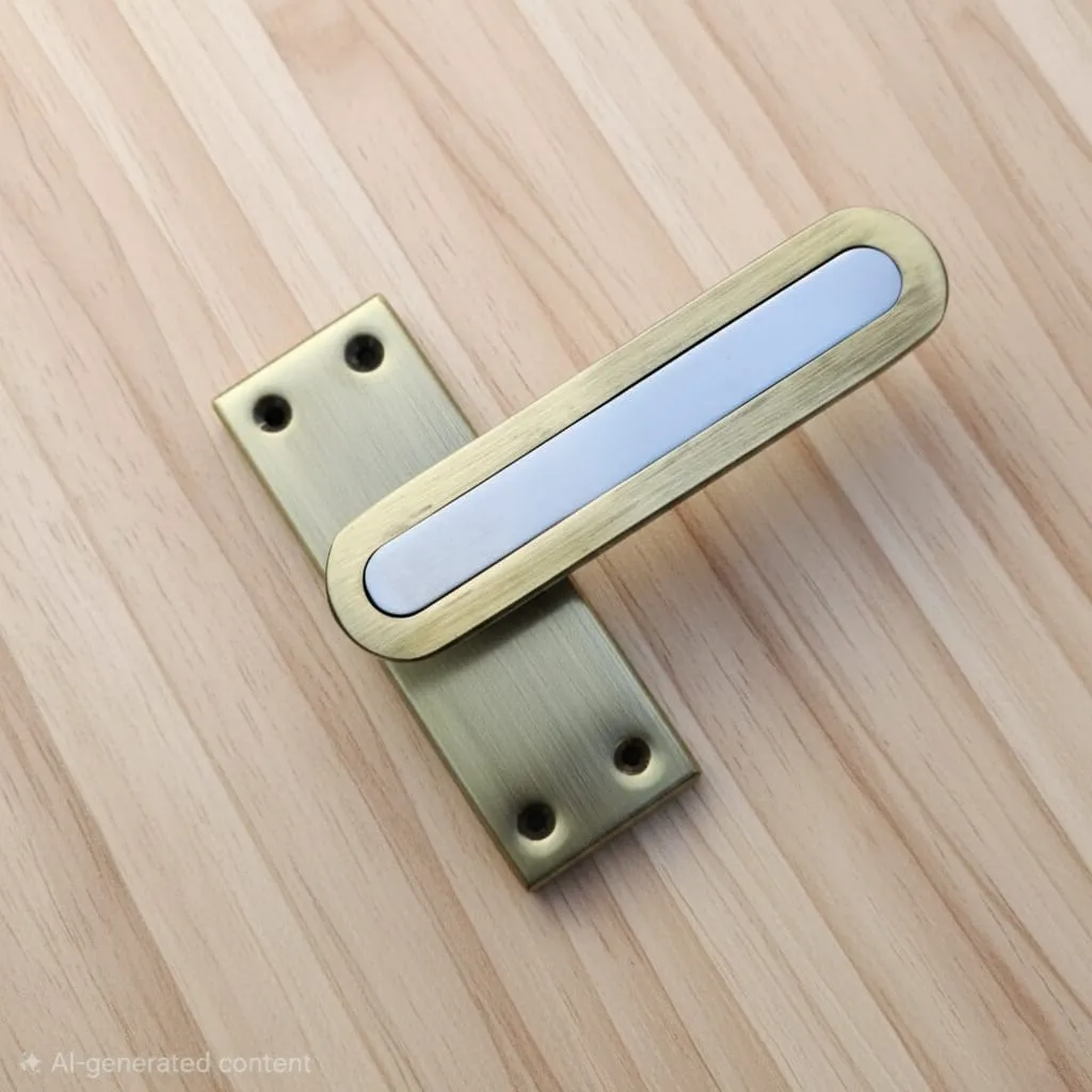 Dorma Stainless Bathroom Latche - Antique Laquer finish