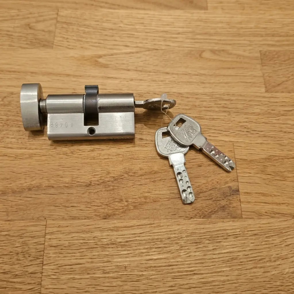 Tap Pin Cylinder Lock - Stainless Steel finish